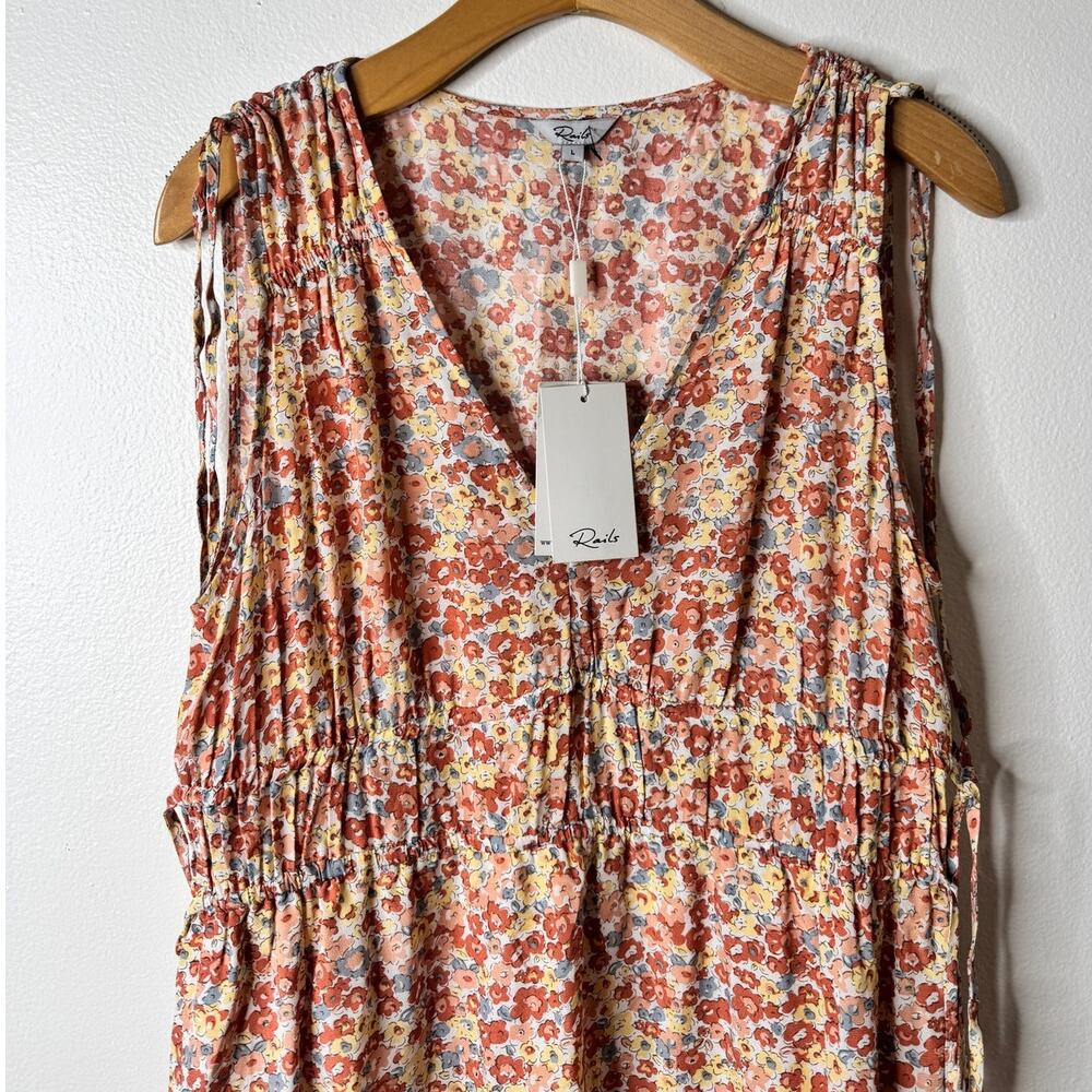 NWT Rails Constantine Multi Wildflower Midi Dress Size Large - Picture 3 of 13